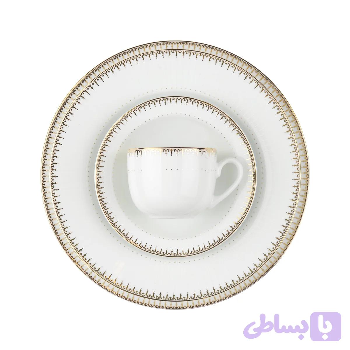 سرویس چینی 102پارچه کامل سپیدار(چینی زرین) — تصویر 1