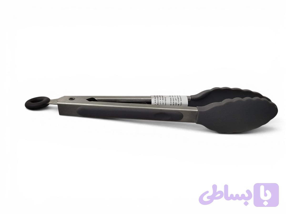 انبر سیلیکونی غذا، سالاد و باربیکیو الگانت 20 سانتی‌متری — تصویر 1