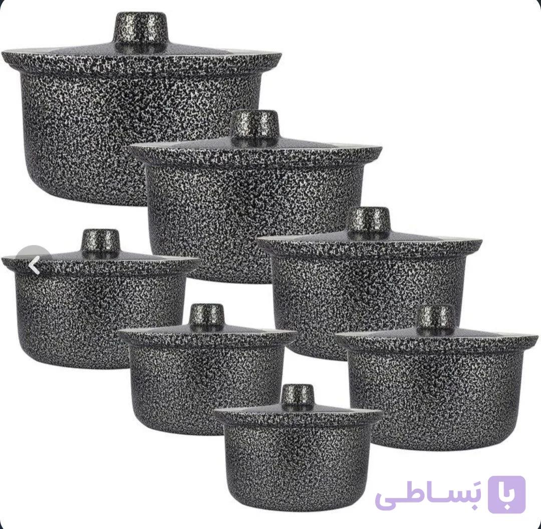 قابلمه 14پارچه پودری(الکترواستاتیک)
