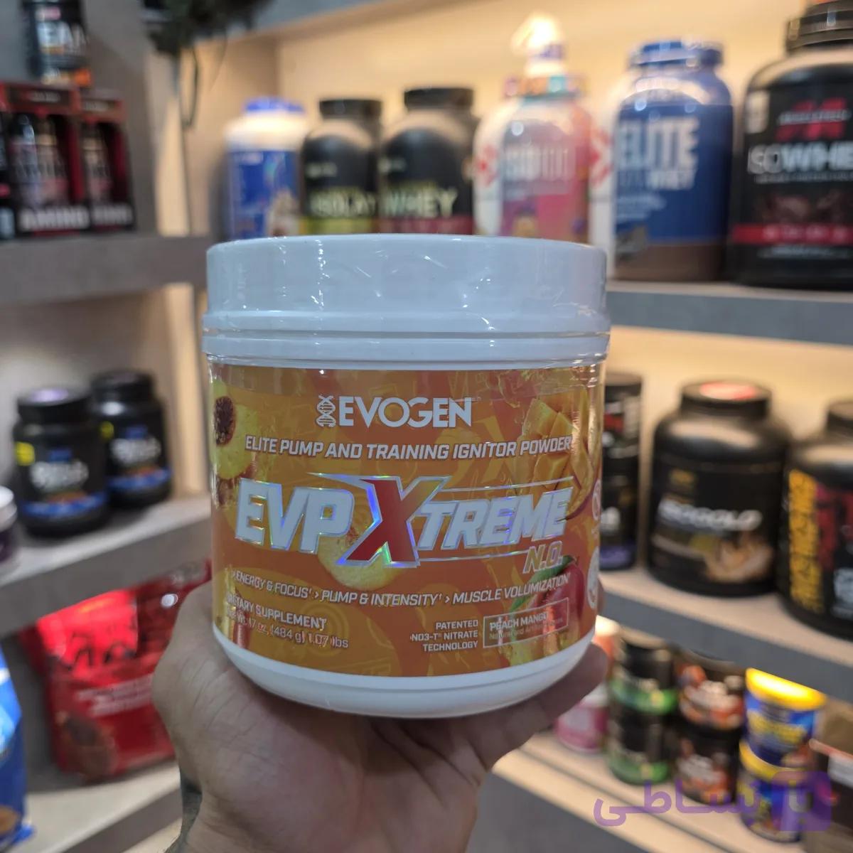 پمپ ای وی پی اکستریم ان او ایووژن _۵۰۰ گرم (Evogen EVP Xtreme N.O.) — تصویر 1