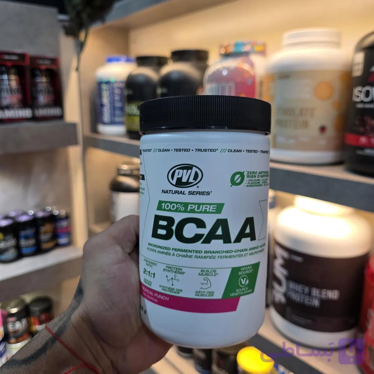 BCAA 100% Pure از سری Natural برند PVL کانادا — تصویر 1