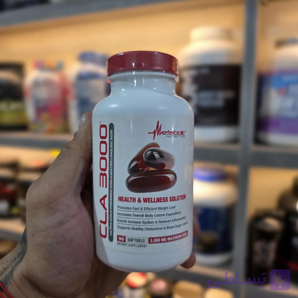 سی ال آ CLA 3000 متابولیک ناتریشن (۹۰ عدد سافت‌ژل) ‌ — تصویر 1
