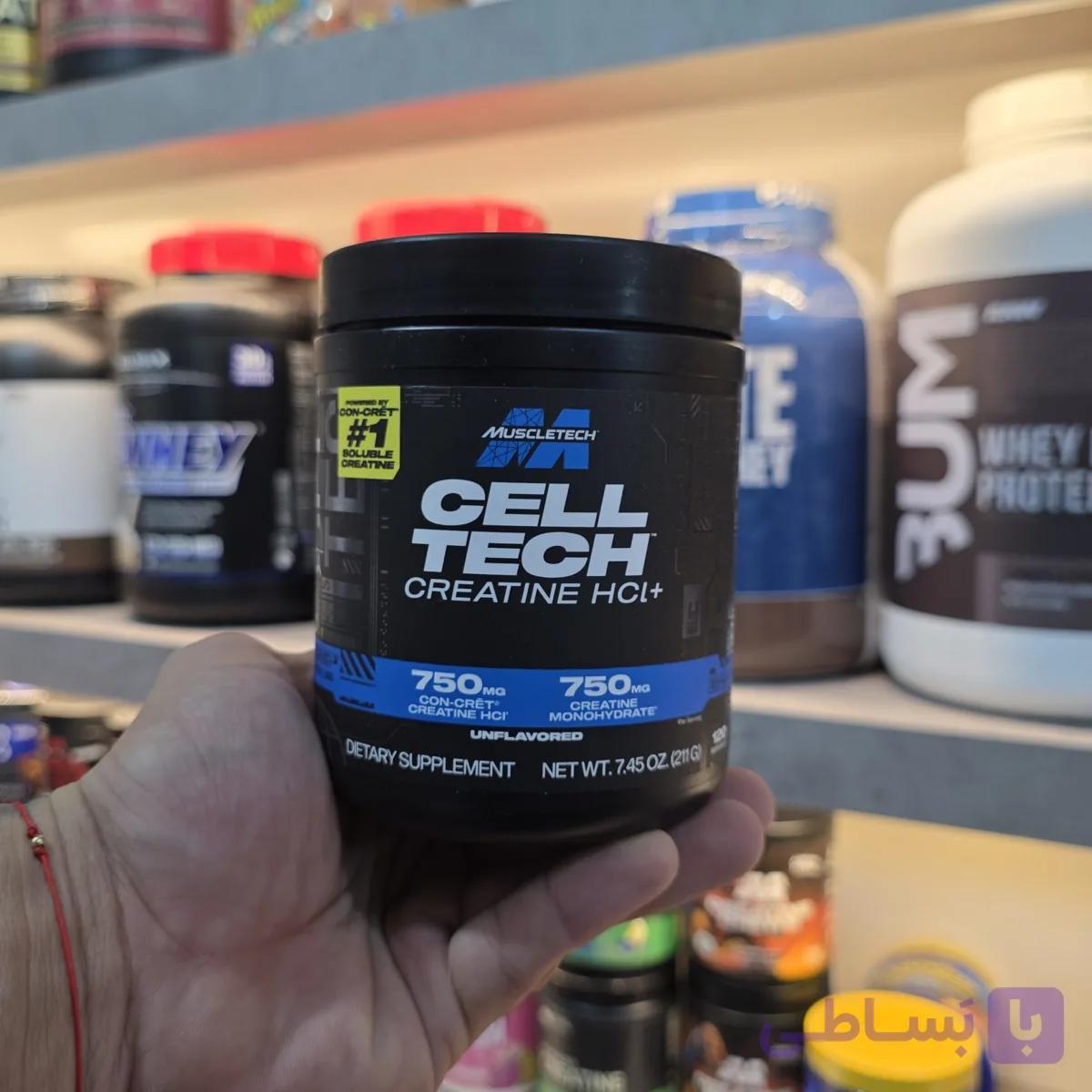 کراتین سل تک اچ سی ال پلاس ماسلتک ۱۲۰ سروینگ (MuscleTech Cell-Tech Creatine HCl+) ‌ — تصویر 1