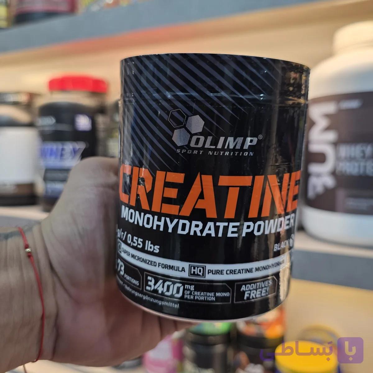 کراتین مونوهیدرات الیمپ ۲۵۰ گرمی ۷۳ سروینگ (Olimp Creatine Monohydrate Powder) — تصویر 1