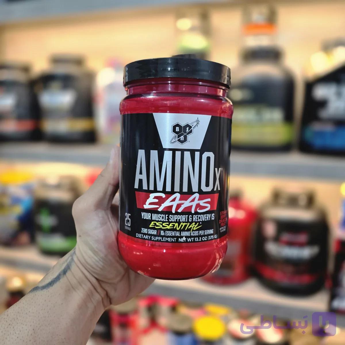 آمینو اکس EAA برند بی‌اس‌ان (BSN Amino X EAAs) — تصویر 1