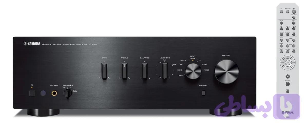 آمپلیفایر yamaha AS-501 صدای طبیعی، قدرت مناسب و کیفیت ساخت بالا