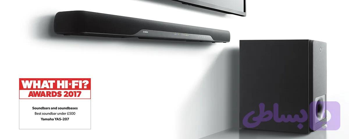 ساندبار یاماها Yamaha YAS-207 | سیستم صوتی 2.1 کاناله با سابووفر بیسیم