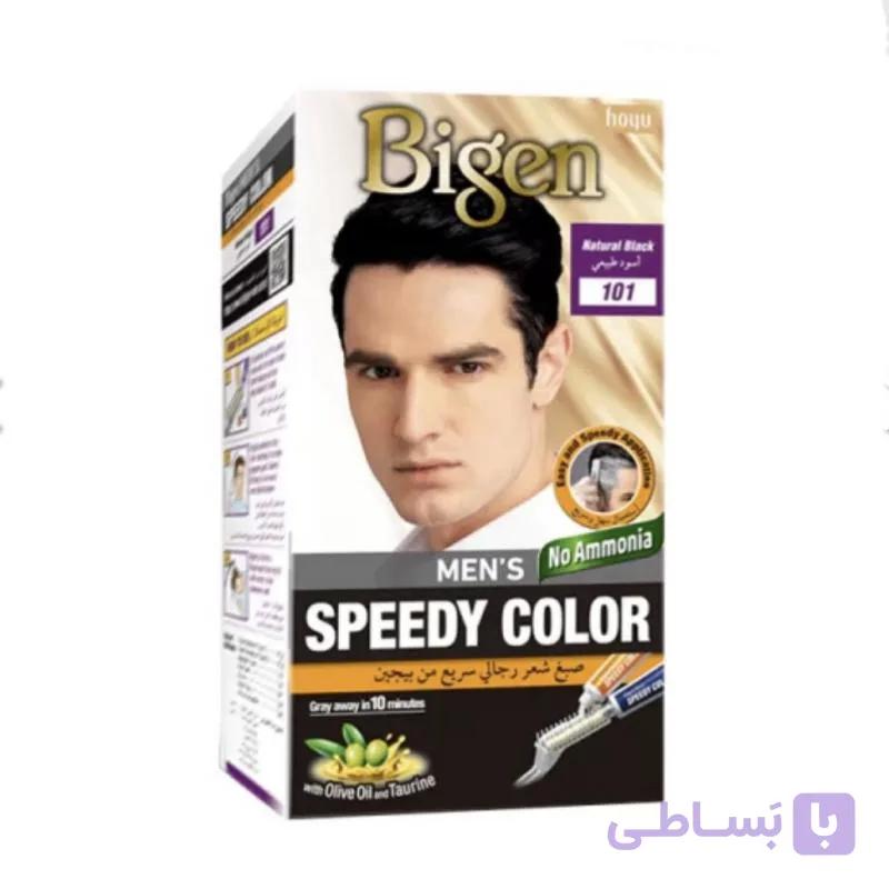 کیت رنگ موی مردانه بیگن اسپیدی کالر شماره MEN SPEEDY 101 حجم میلی لیتر