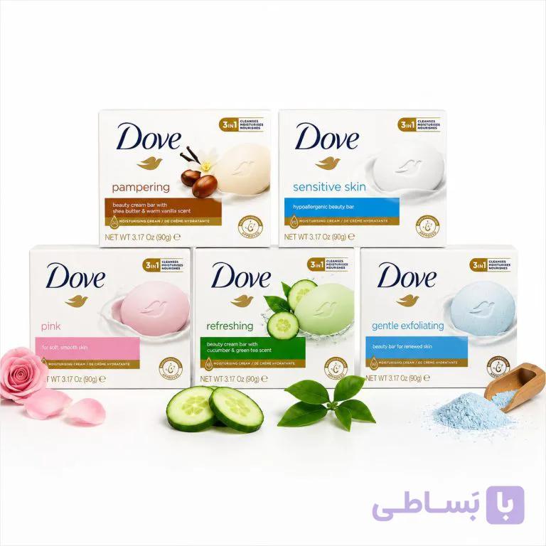 صابون داو بیوتی کرم بار 90 گرم — تصویر 1