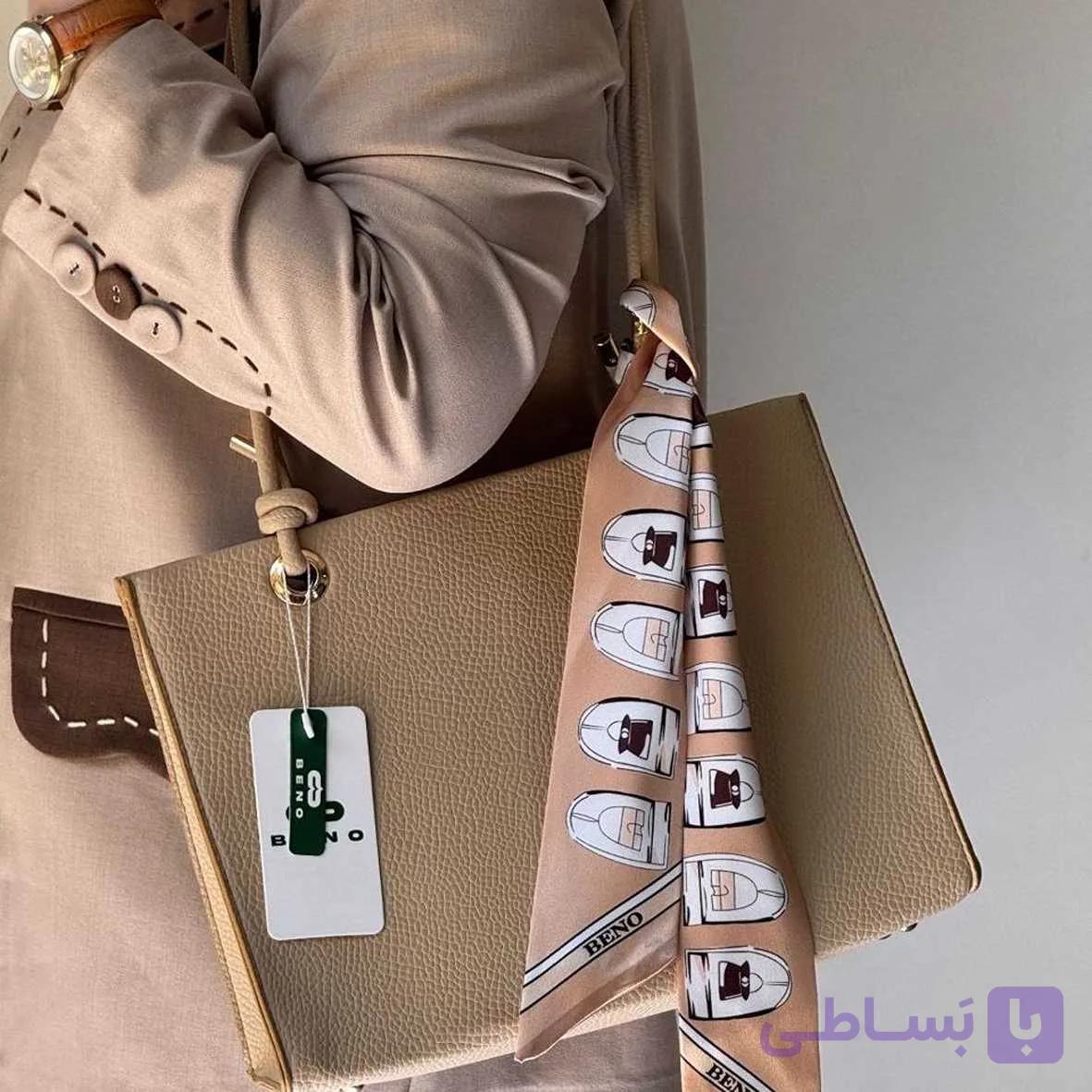 کیف دوشی زنانه شال دار BENO کد 4907 — تصویر 1