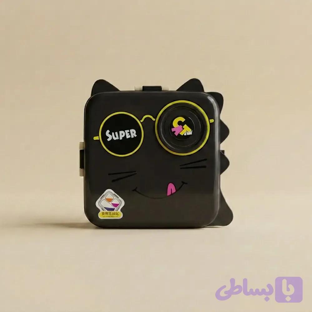 ظرف غذا کودک طرح گربه