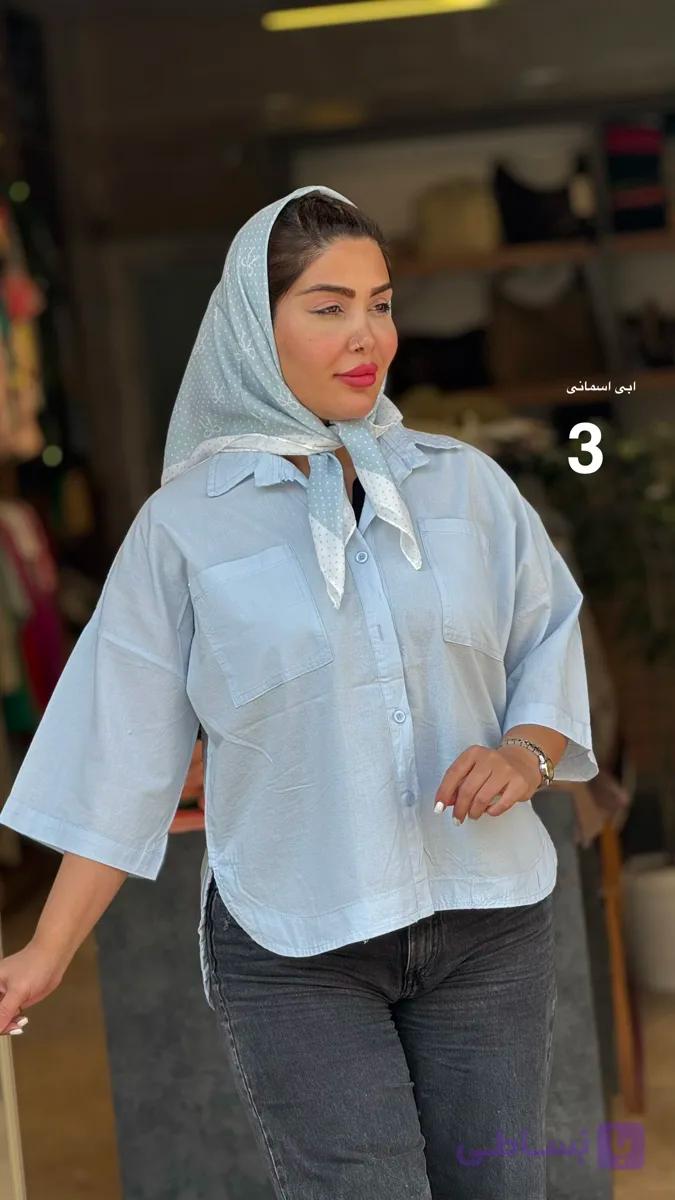 شومیز نخی لنین وارداتی — تصویر 1