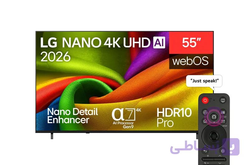 تلویزیون 55 اینچ هوشمند ال جی مدل NU850 (اندونزی) 2026 — تصویر 1