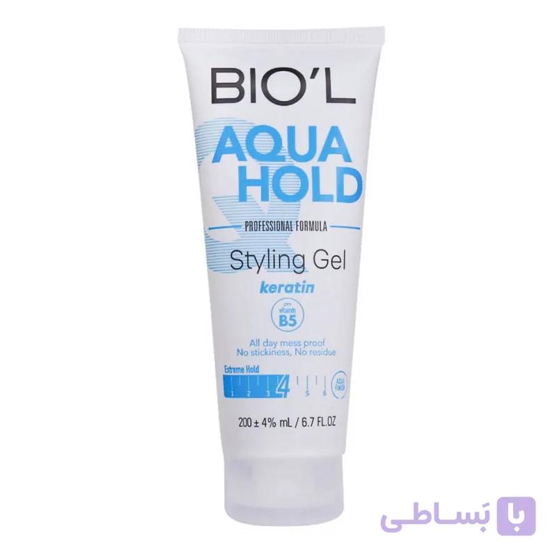 ژل حالت دهنده ی مو ، مرطوب بیول مدل AQUA  HOLD