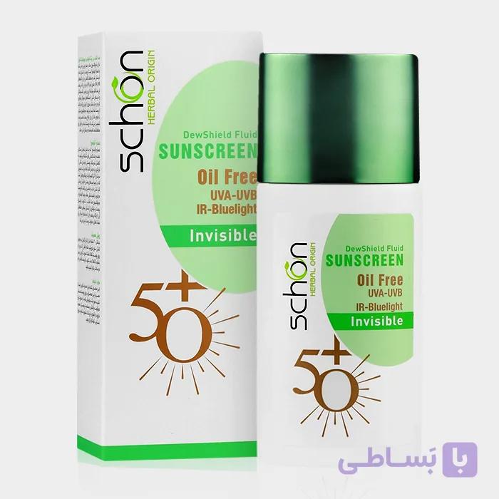 ضد آفتاب فلوییدی بدون رنگ شوون( spf50)