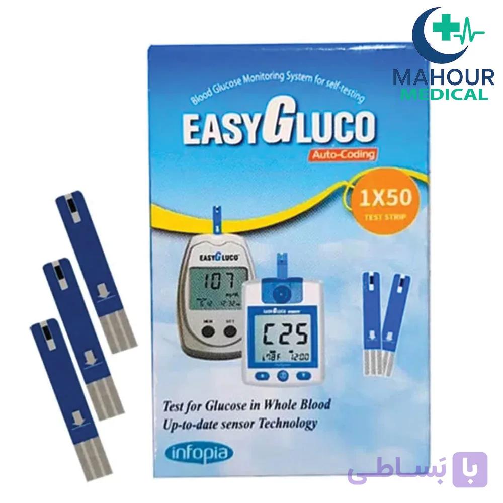 نوار تست قندخون ایزی گلوکو Easy Gluco — تصویر 1