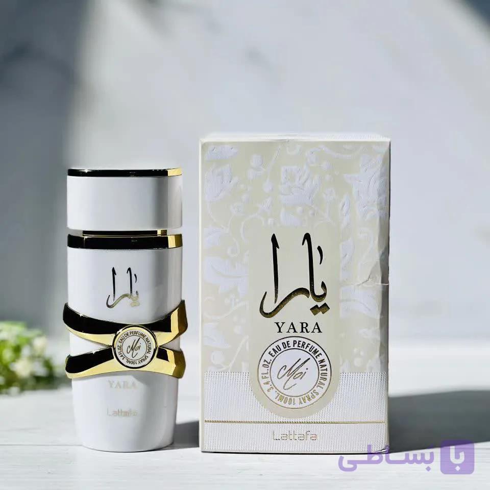 ادکلن یارا سفید برند لطافه حجم 100 میلی لیتر — تصویر 1
