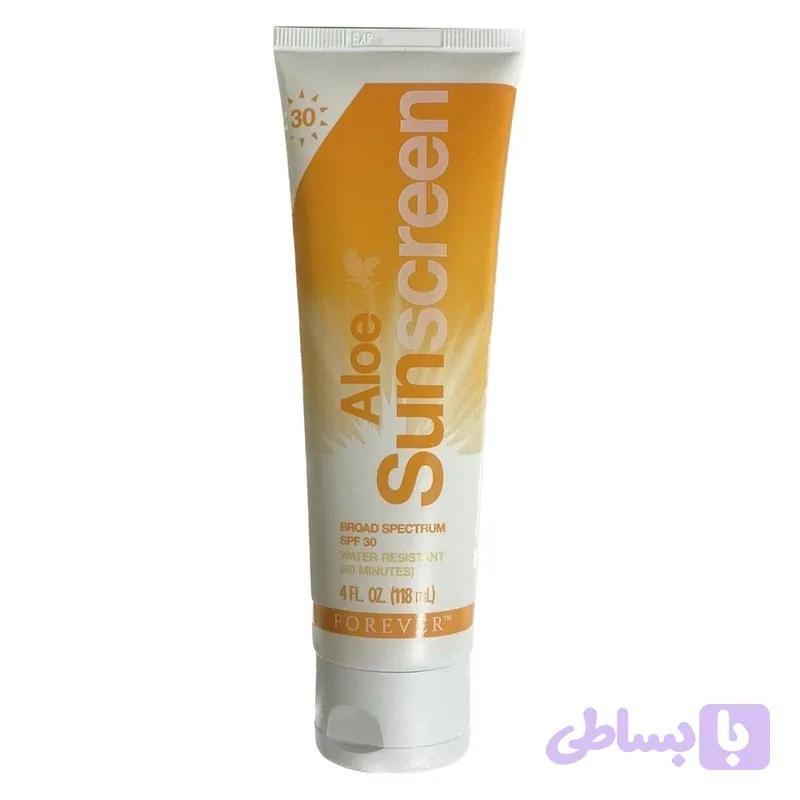 کرم ضد آفتاب بی‌رنگ فوراور Aloe Sunscreen Forever