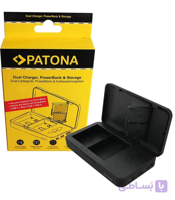پک شارژر دوبل و باتری پتونا مدل Patona Platinum NP-FZ100 2400mAh — تصویر 1