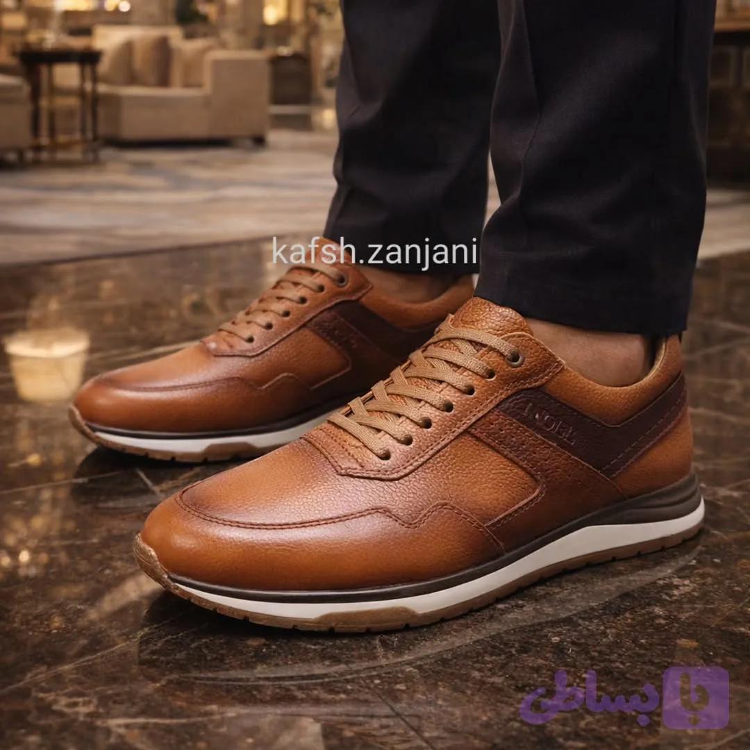 کفش اسپورت تمام چرم گاوی سایز 40 تا 44