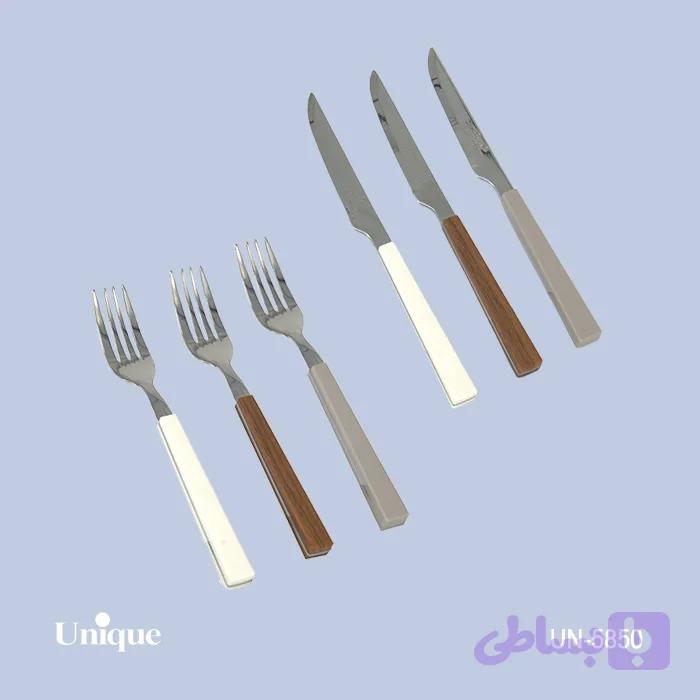 کارد و چنگال 12 پارچه یونیک مدل UN-5850 — تصویر 1