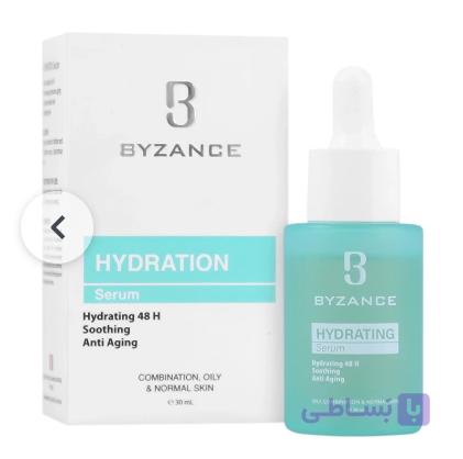 سرم آبرسان پوست بیزانس مدل Hydration مناسب برای انواع پوست حجم 30 میلی‌لیتر