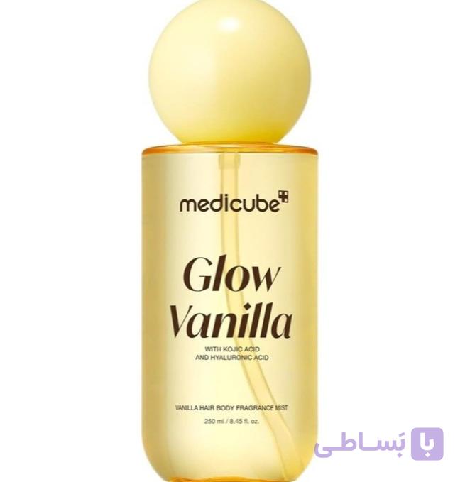 میست خوشبو کننده مو و بدن وانیلی مدی کیوب 250 میل Medicube Glow Vanilla Hair Body Mist — تصویر 1