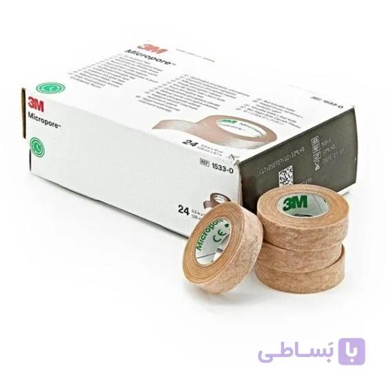 چسب بینی میکروپور تری ام سفید اصل با نماد ce — تصویر 1