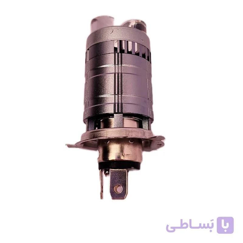 لامپ هدلایت لنز دار دو حالته خودرو و موتور سیکلت مدل FERED LENS پایه H4 بسته یک عددی