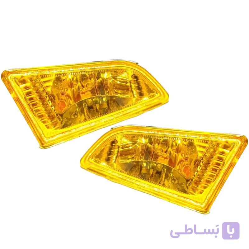 چراغ مه شکن زرین صنعت مدل کد AM 5964 مناسب برای پراید 132 بسته دوعددی