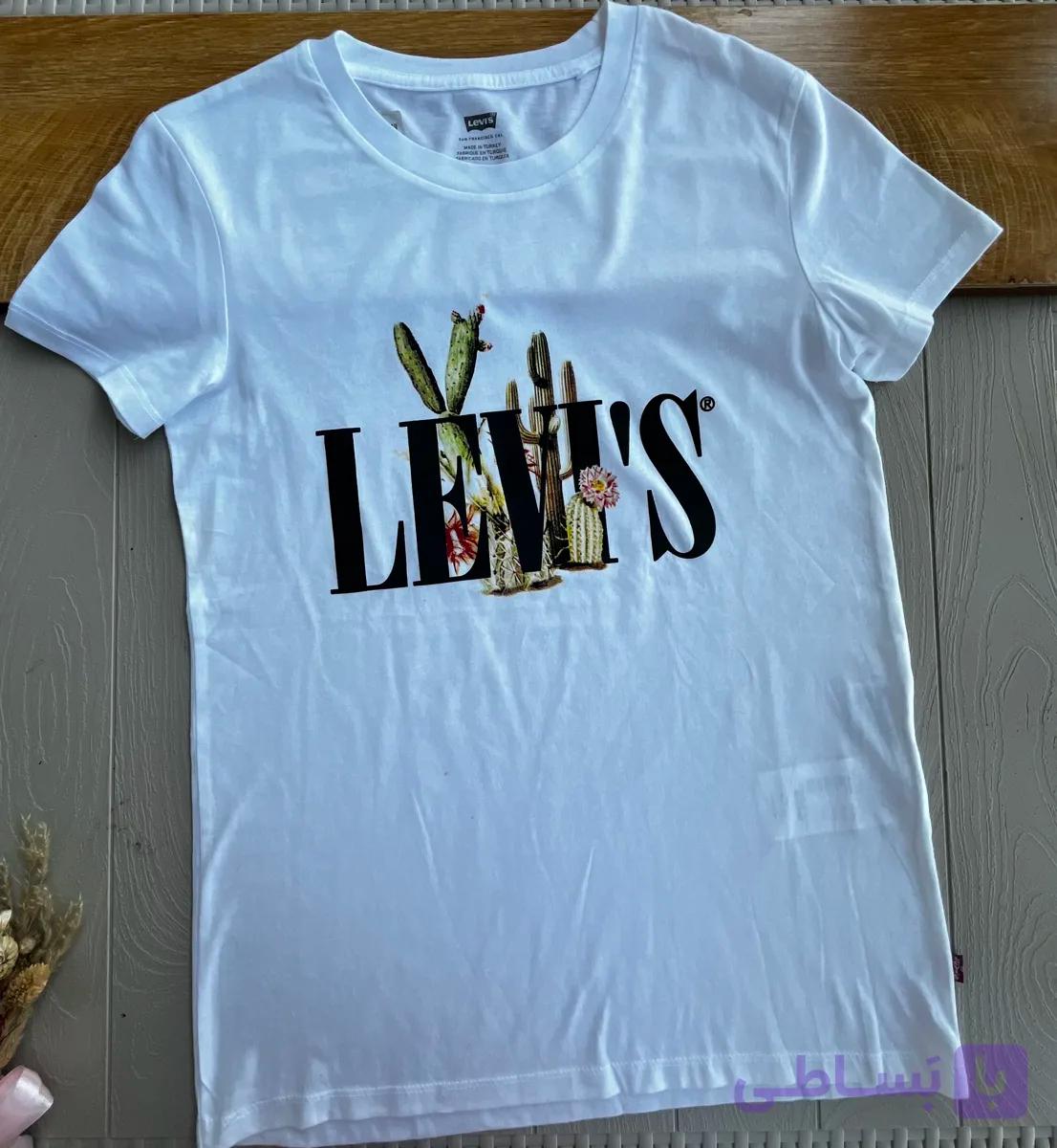 تیشرت Levis سفید سایزxs