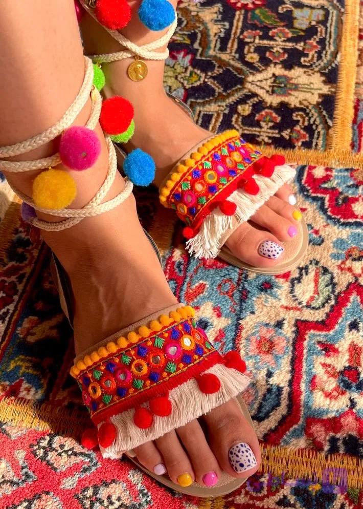 صندل زنانه بندی مدل سیترا