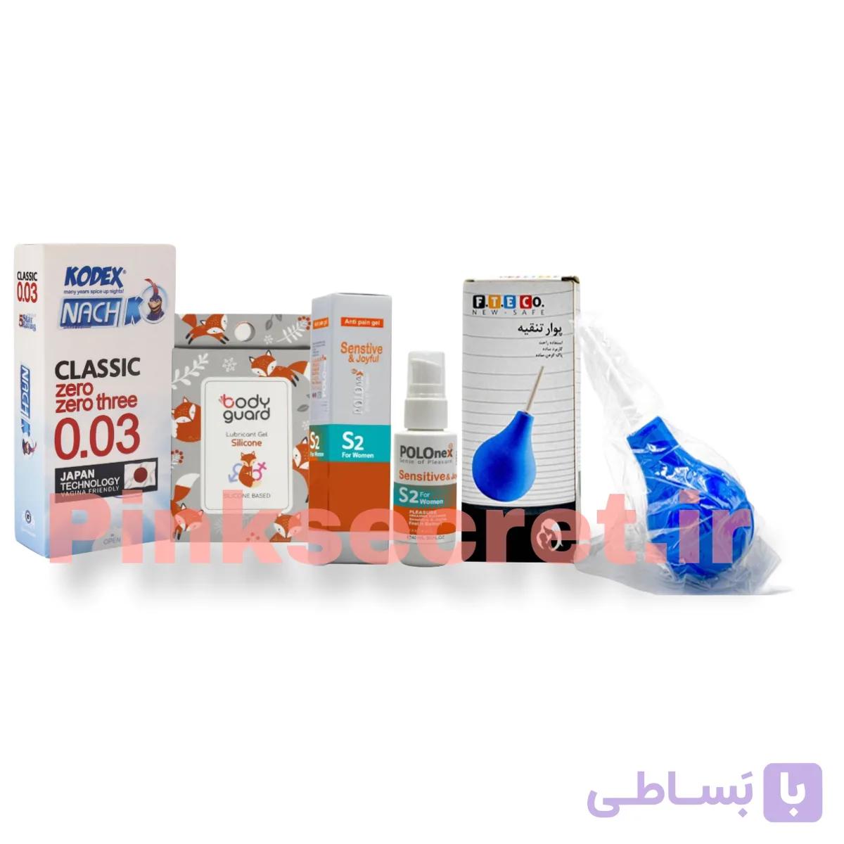 پک رابطه حرفه ای( نظافت،روان کننده و بدون درد) — تصویر 1
