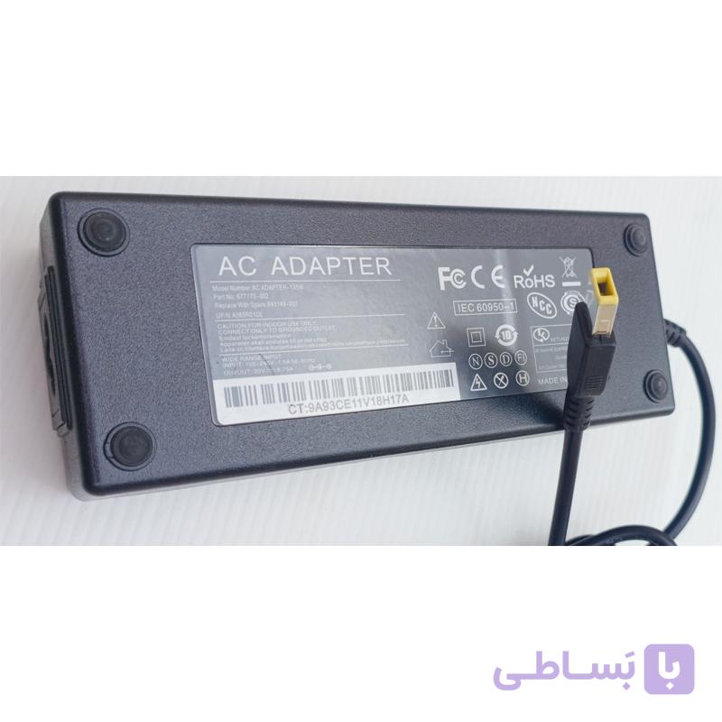 آداپتور شارژر لپ تاپ لنوو 135 وات 6.75 آمپر سوکت USB طرح اصلی — تصویر 1