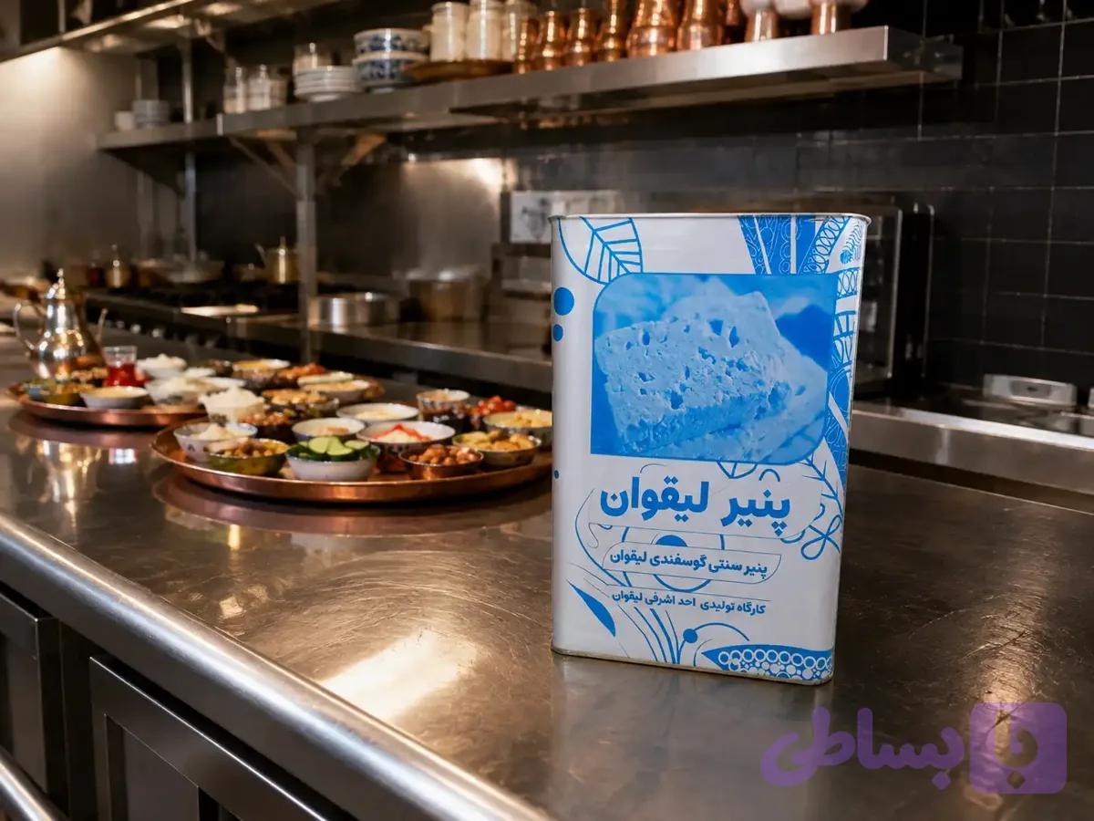 پنیر سنتی اصل لیقوان | گوسفندی پرچرب حلب بزرگ — تصویر 1