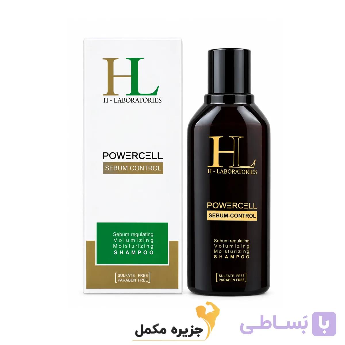 شامپو کنترل کننده ترشح چربی کف سر و مو اِچ لابراتوریس
