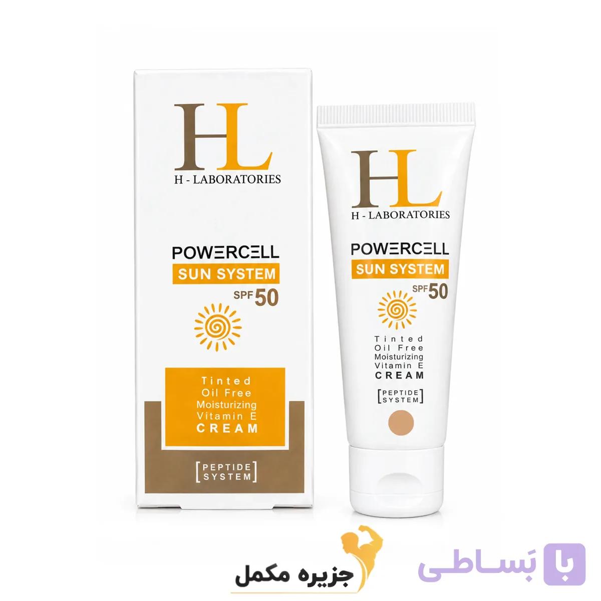 ضدآفتاب رنگی فاقد چربی و مرطوب کننده انواع پوست اِچ لابراتوریس