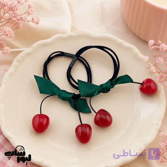 کش مو گیلاسی اکسسوری ترند و فانتزی کد 1010