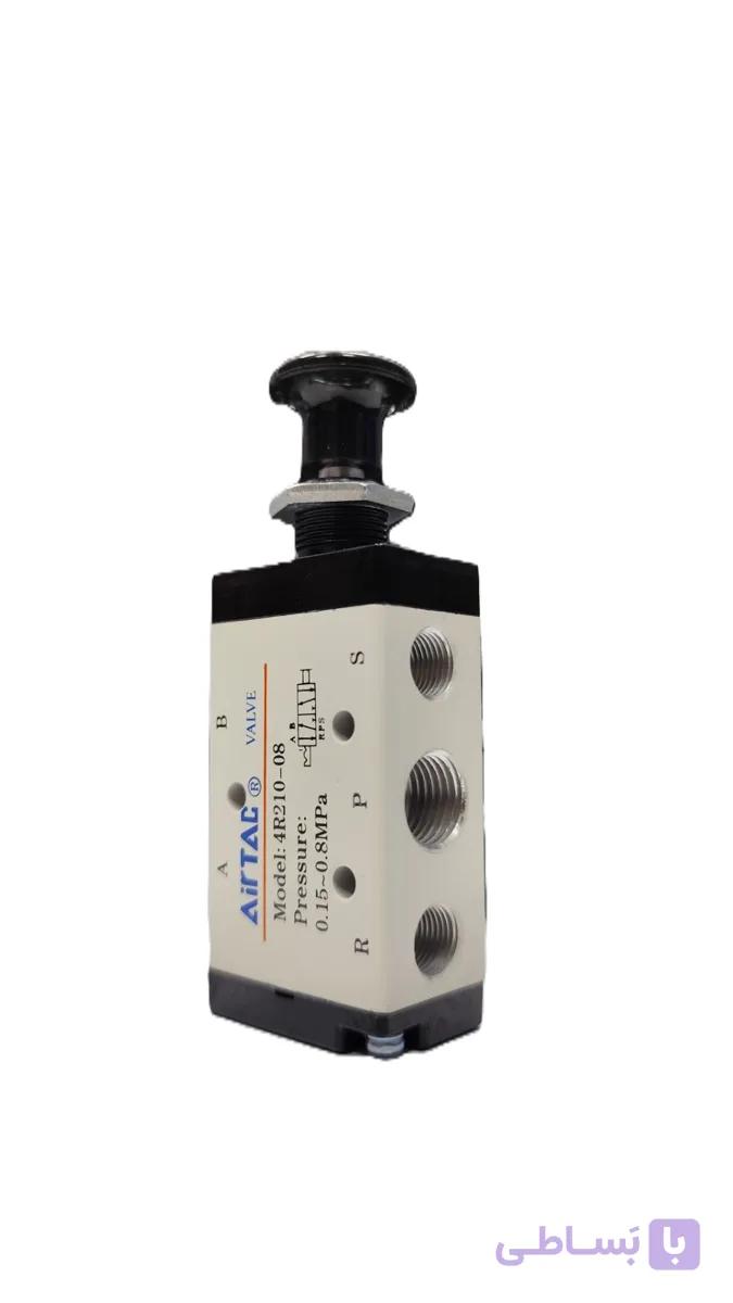 شیر پنوماتیک ژیانی سایز 1/4 مدل 4R210-08 — تصویر 1
