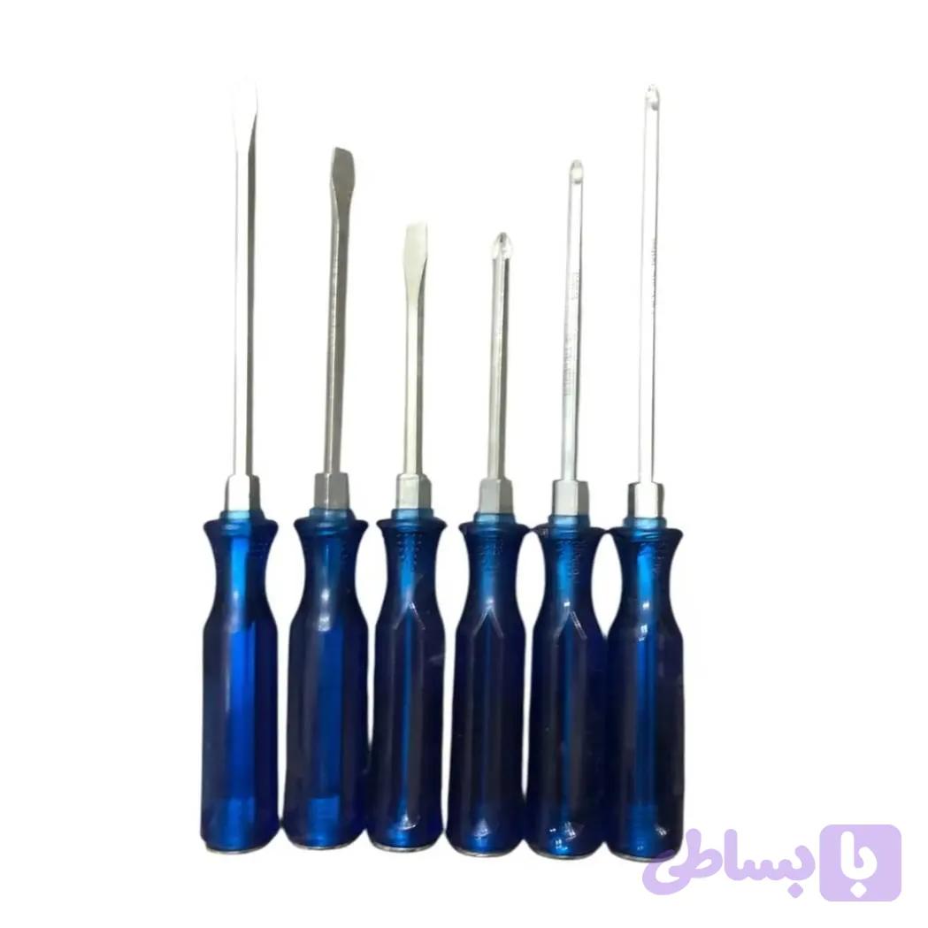 پیچ گوشتی ضربه خور کورل مجموعه 6 عددی — تصویر 1