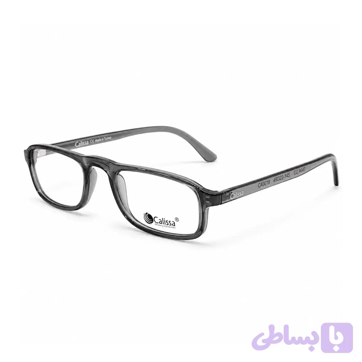 عینک طبی مطالعه کالیسا مدل CA0018/C4040 خاکستری — تصویر 1