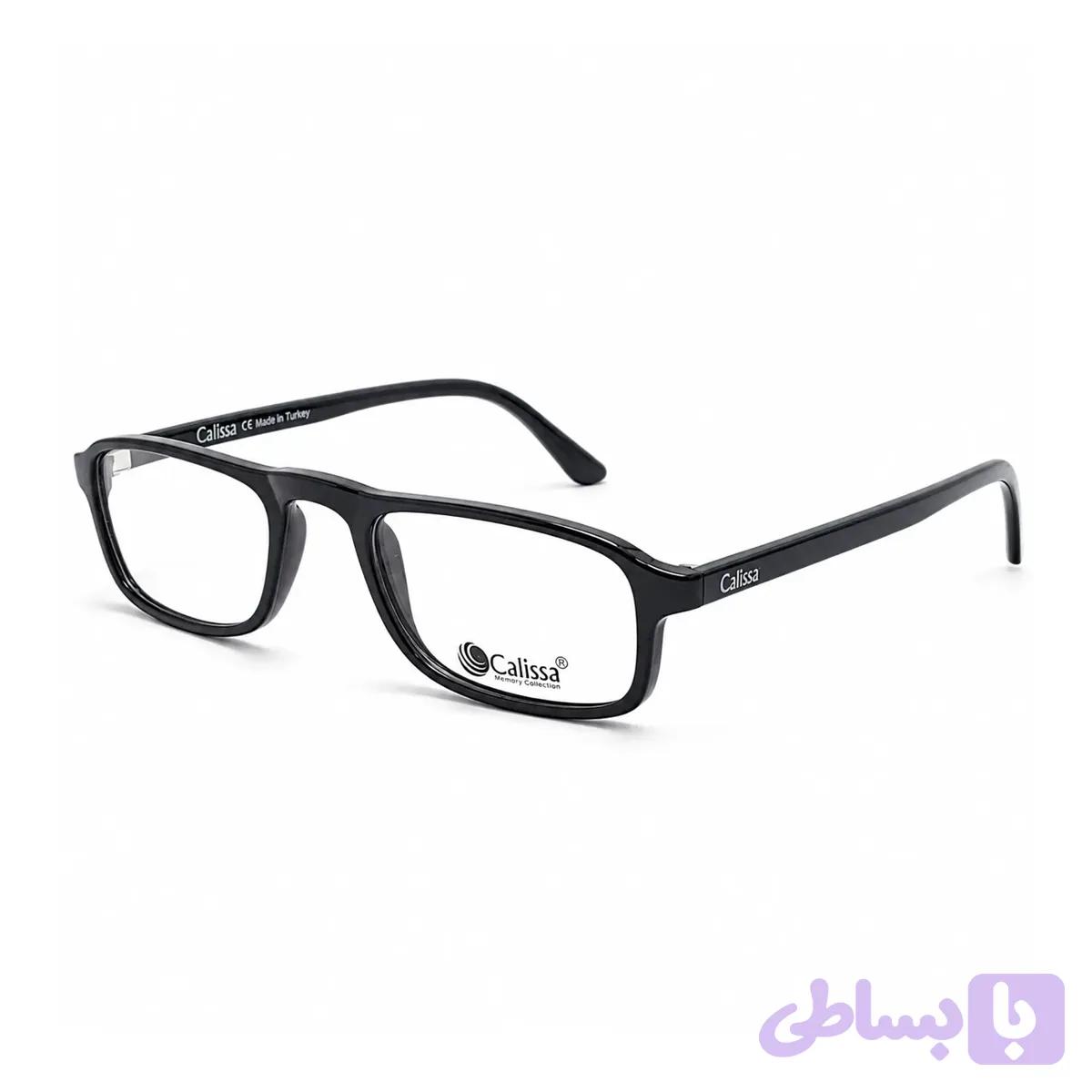 عینک طبی مطالعه کالیسا مدل CA0018/C0108 مشکی – سبزنفتی — تصویر 1