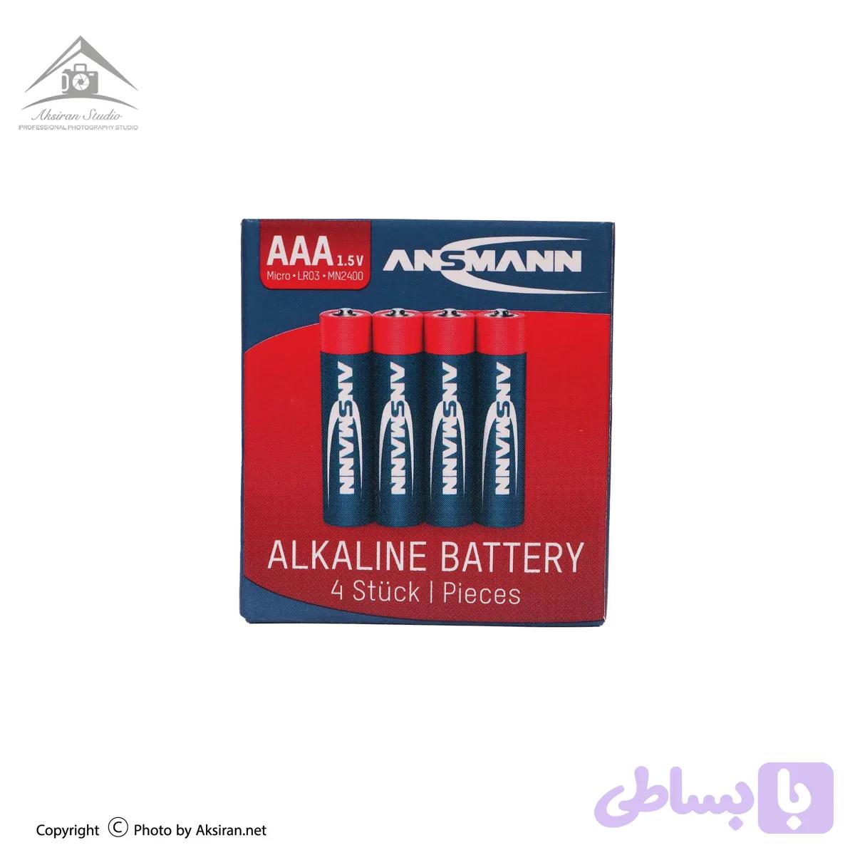 باتری نیم قلمی آنسمن مدل Plus Power باکس 4 عددی — تصویر 1