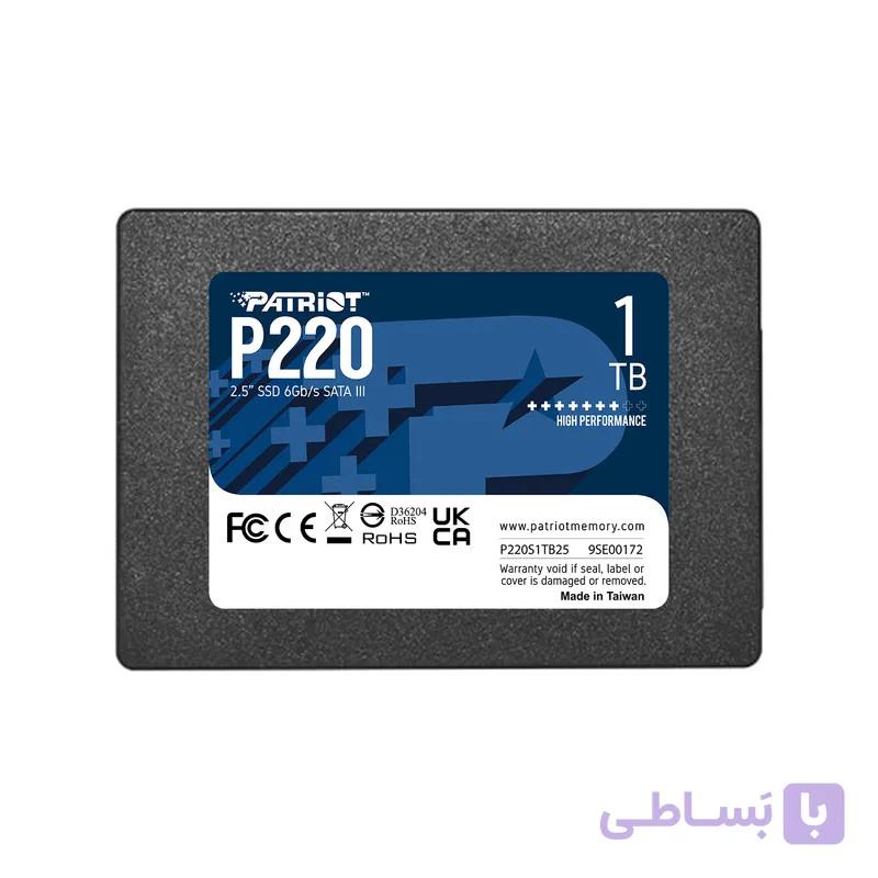 اس اس دی اینترنال SATA III پتریوت مدل P220 ظرفیت 1 ترابایت