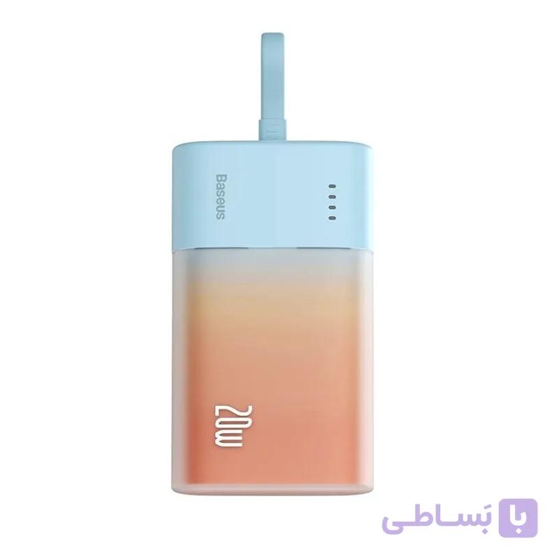 پاوربانک 20 وات باسئوس مدل PPKDC05I ظرفیت 5200 میلی‌آمپرساعت