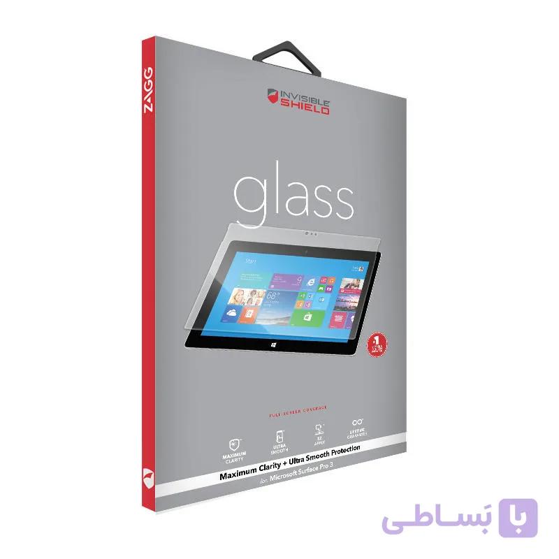 محافظ صفحه نمایش (گلس) سرفیس پرو ۳ | InvisibleShield Glass+ Screen Protector Surface Pro 3ZAGG InvisibleShield Glass screen Surface Pro 3