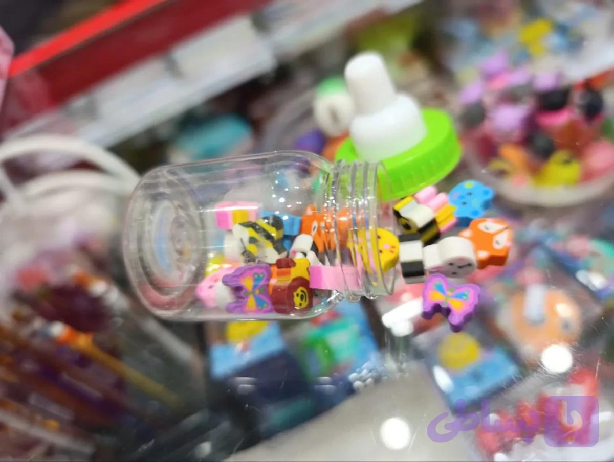 پاکن شیشه ای پستونکی
