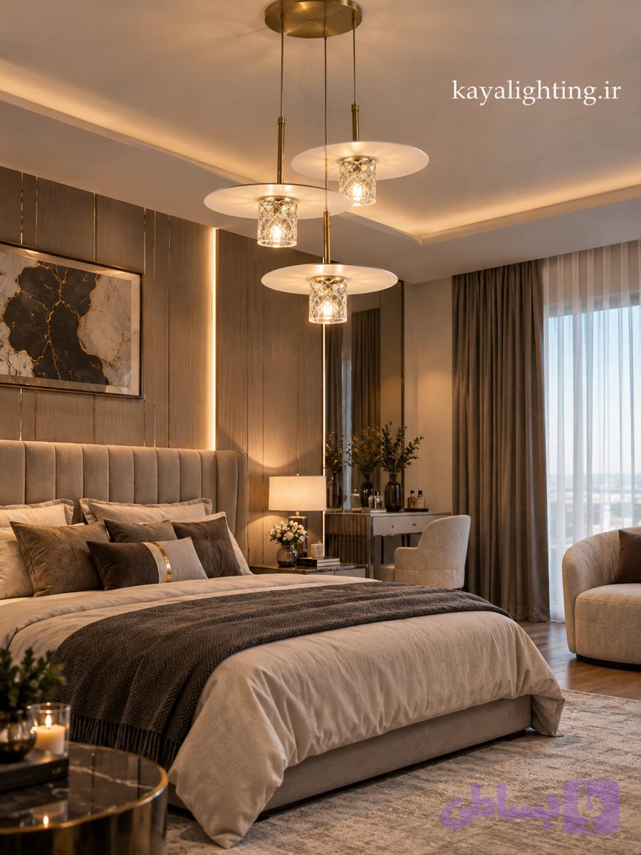 لوستر مدل PH01 کریستالی
