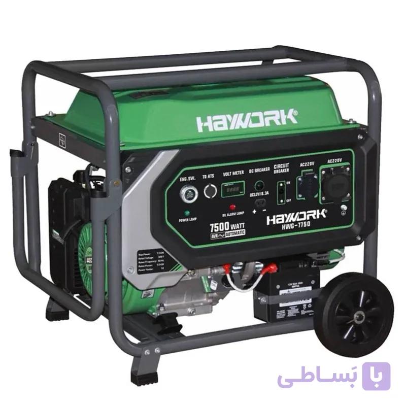 موتور برق 9.5 کیلو وات استارتی بنزینی های ورک مدل HWG-9950
