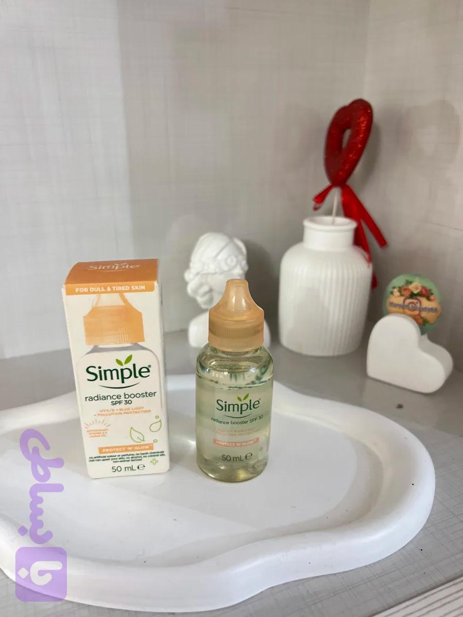 سرم جوانسواز و ضدافتاب سیمپلSPF30پوست خشک ونرمال۵۰میل